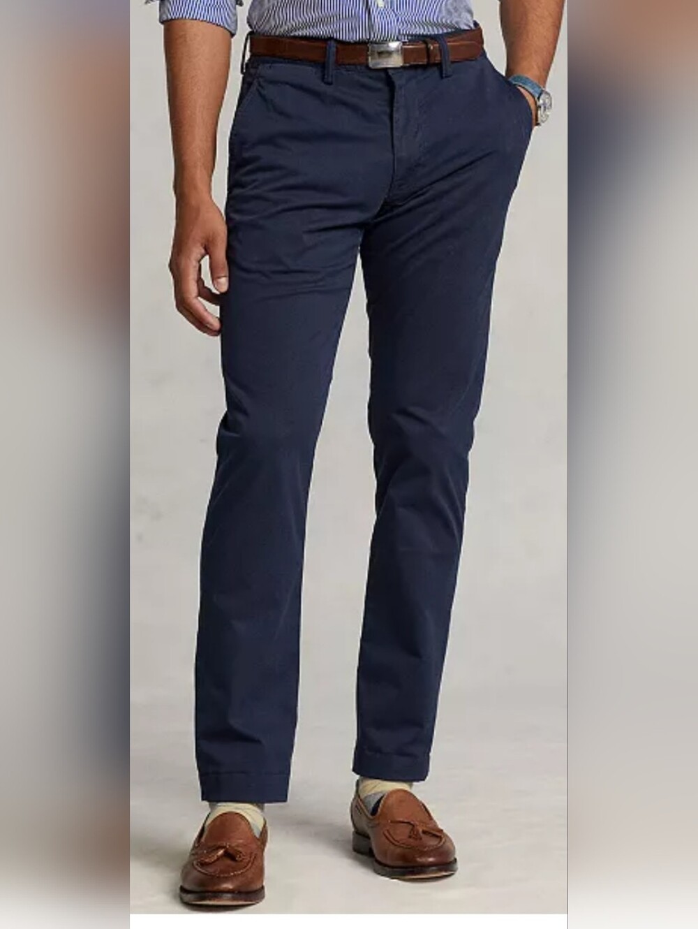 Polo Ralph Lauren HOT ITEM! Slim-Fit Stretch Chino Pants in Navy. Sz 36x30. R2S!